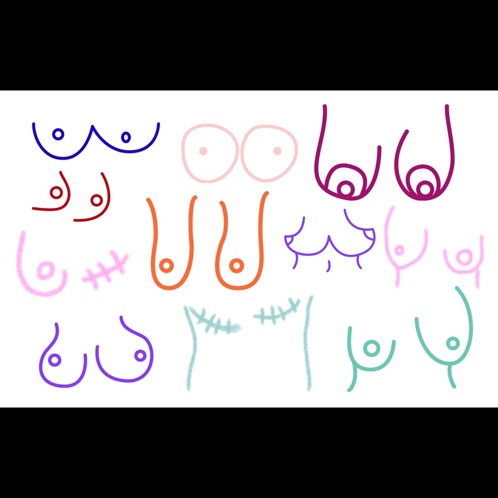 All boobs are beautiful - print